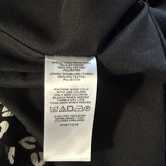 Ann Taylor Black and White Floral Midi Dress - Picture 3 of 3